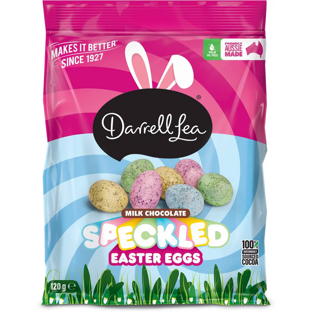 Darrell Lea Speckled Easter Eggs 120g Plunder From Down Under
