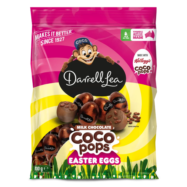 Darrell Lea Cocoa Pops Easter Eggs 110g Plunder From Down Under