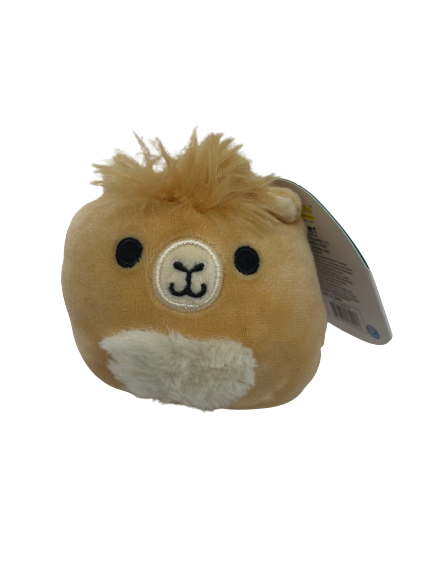 Official Kellytoy Squishmallows Rahima the Camel 3.5" Clip on Stuffed plush for Kids