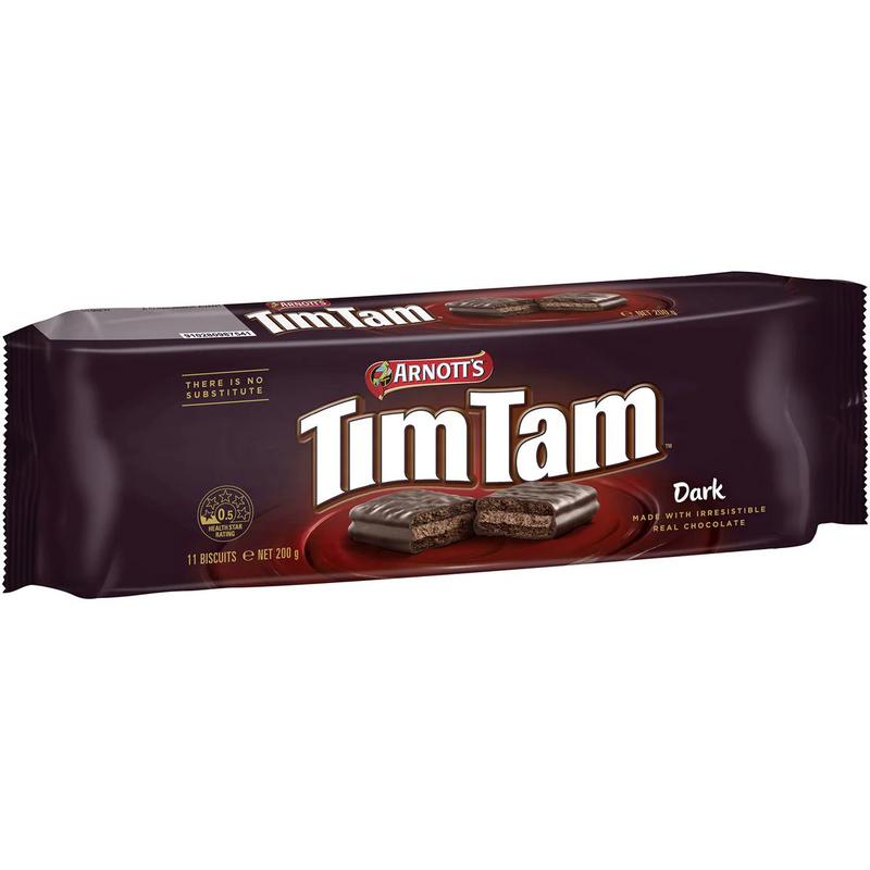 Arnott's Tim Tam Dark Chocolate Biscuits 200g