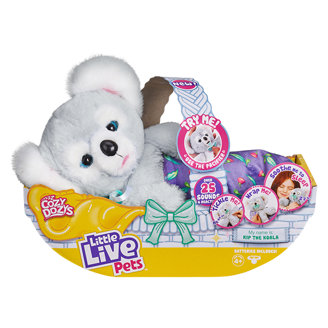Little Live Pets: Cozy Dozy - Kip the Koala Interactive Toys for Kids