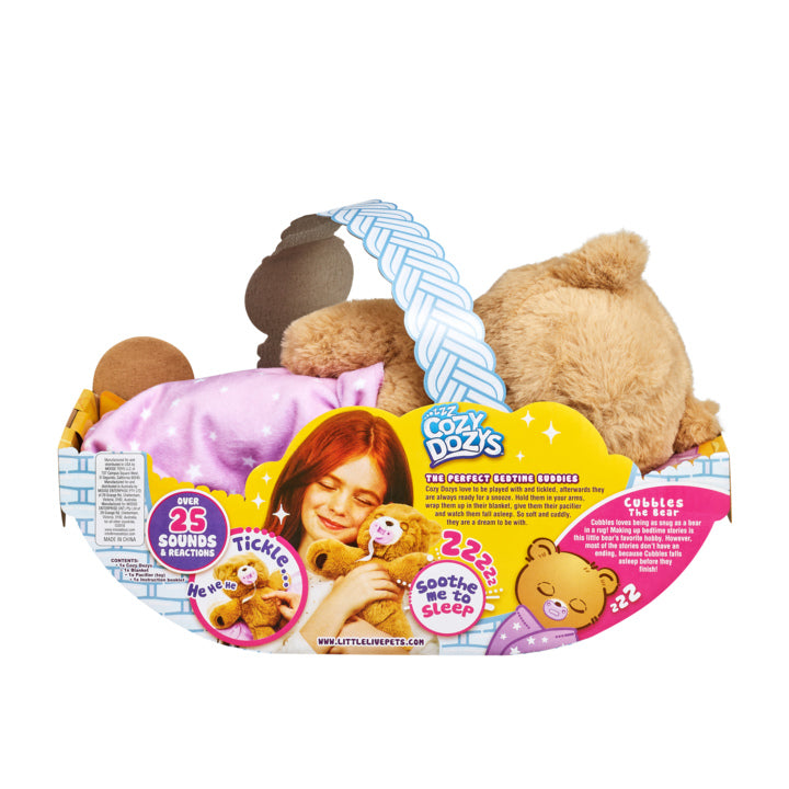 Little Live Pets: Cozy Dozy - Cubbles the Bear Interactive Toys For Kids