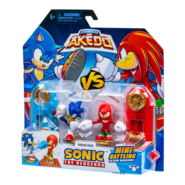 Legends of Akedo Sonic The Hedgehog. Mini Battling Action Warriors: Sonic Versus Knuckles