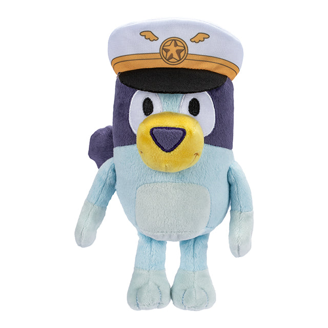 Captain Bluey Plush Toy - Soft Bluey Character Stuffed Animal for Kids