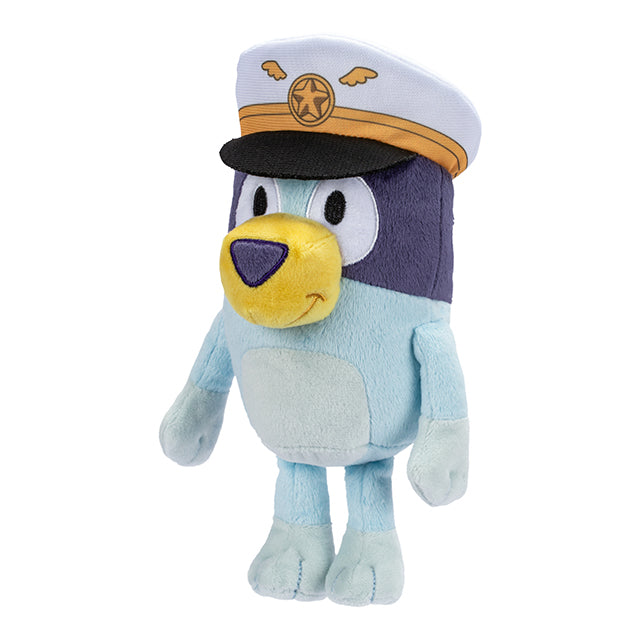 Captain Bluey Plush Toy - Soft Bluey Character Stuffed Animal for Kids