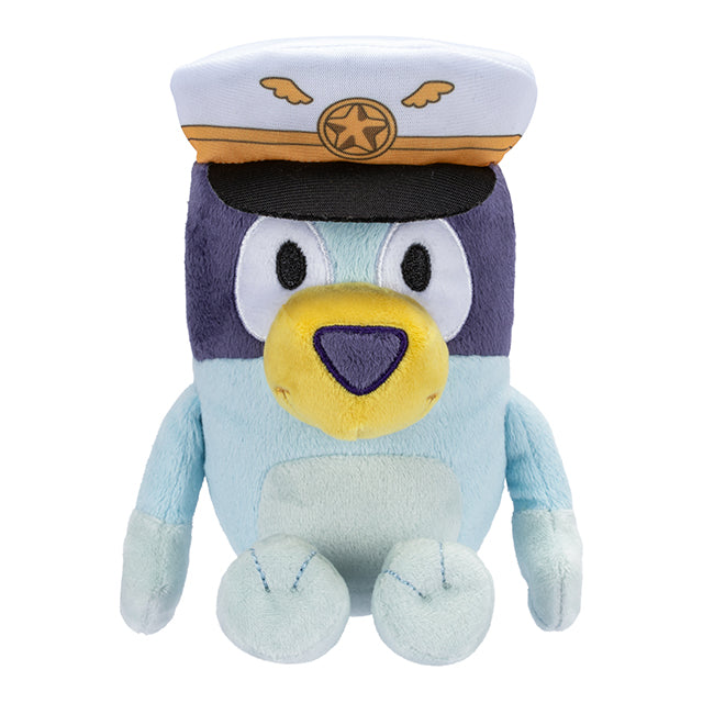 Captain Bluey Plush Toy - Soft Bluey Character Stuffed Animal for Kids