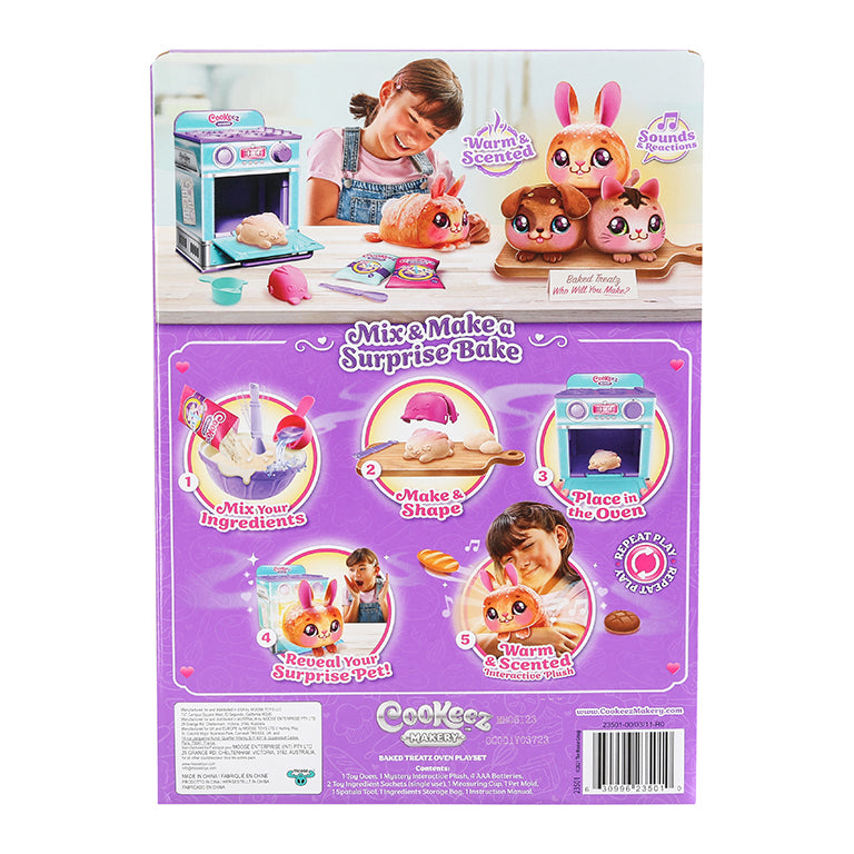  Cookeez Makery Oven. Mix & Make a Plush Best Friend! Place Your  Dough in The Oven and Be Amazed When A Warm, Scented, Interactive, Plush  Friend Comes Out! Which Surprise Bake