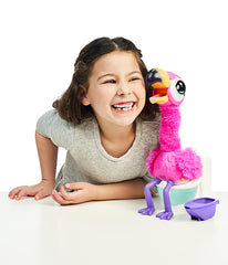 Little Live Pets Gotta Go Flamingo | Interactive Plush Toy that Eats, Sings, Dances, Poops and Talks. Ages 4+