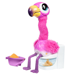 Little Live Pets Gotta Go Flamingo | Interactive Plush Toy that Eats, Sings, Dances, Poops and Talks. Ages 4+