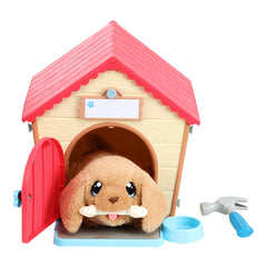 Little Live Pets - My Puppy's Home Interactive Plush Toy Puppy and Kennel