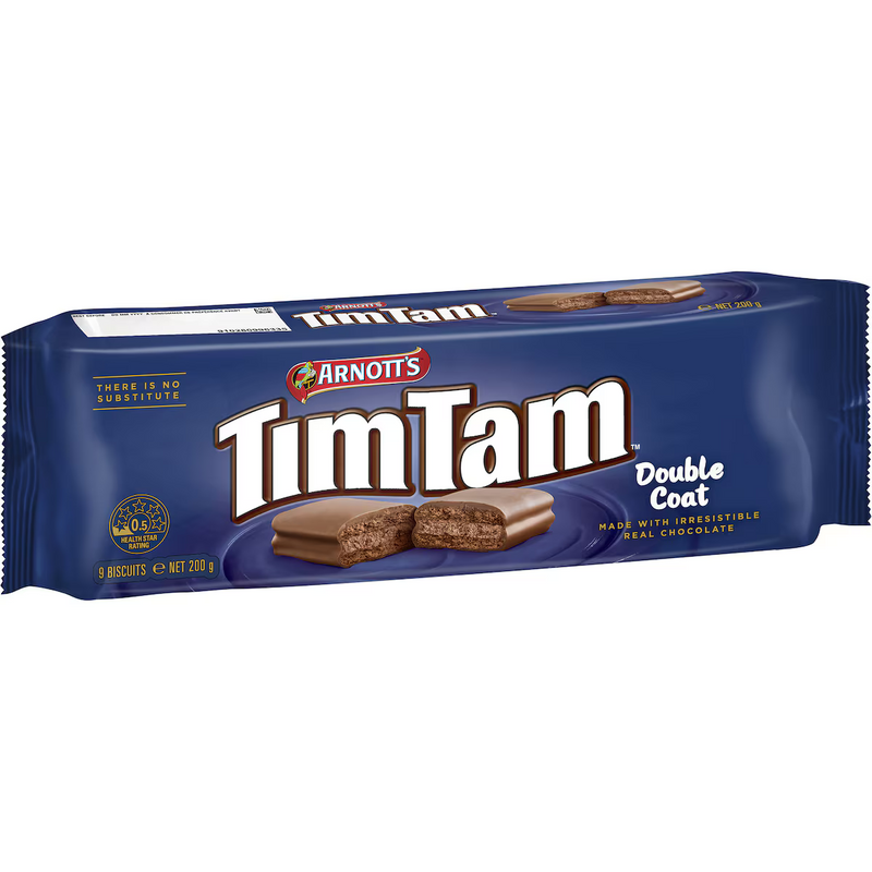 Arnott's Tim Tam Double Chocolate Biscuits 200g