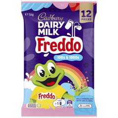 Cadbury Daily Milk Freddo 100s & 1000s (12 Pack) 144g