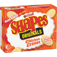 Arnott's Shapes Crackers Biscuits Chicken Crimpy 175g