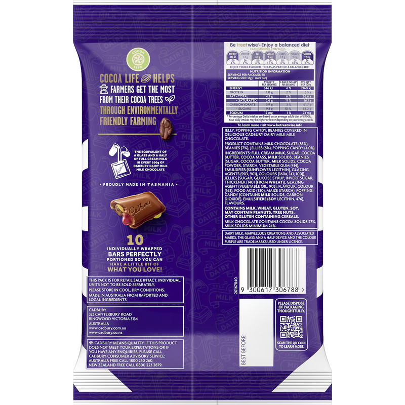 Cadbury Dairy Milk Marvellous Creation Sharepack 10 Pack 160g