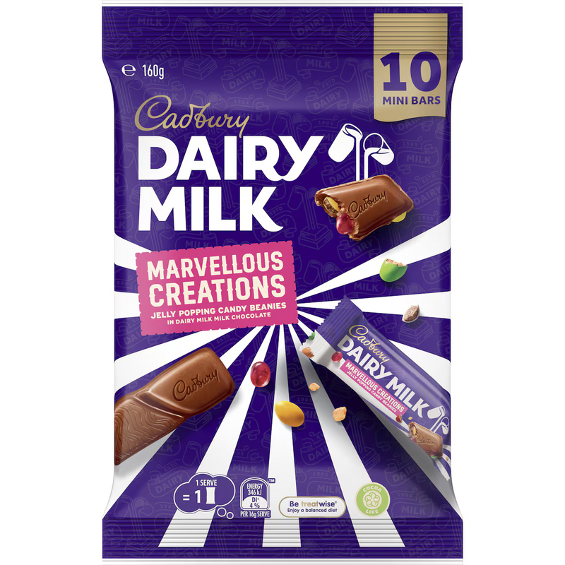 Cadbury Dairy Milk Marvellous Creation Sharepack 10 Pack 160g