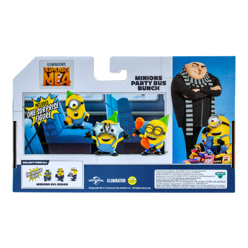 Despicable Me 4, Minions Party Bus Bunch
