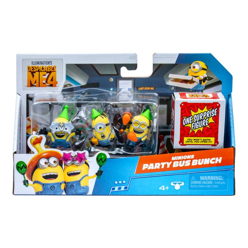 Despicable Me 4, Minions Party Bus Bunch