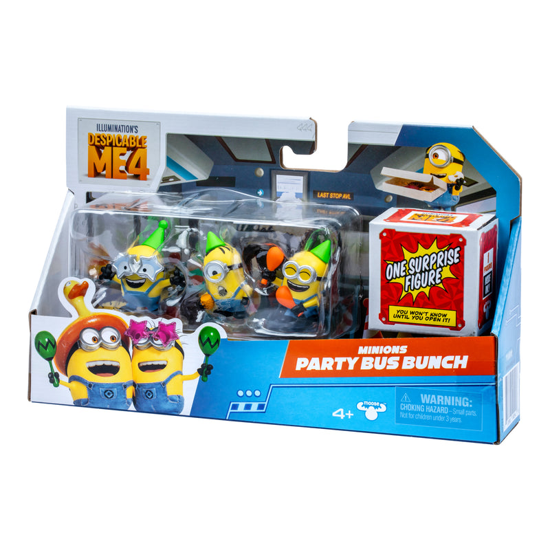 Despicable Me 4, Minions Party Bus Bunch