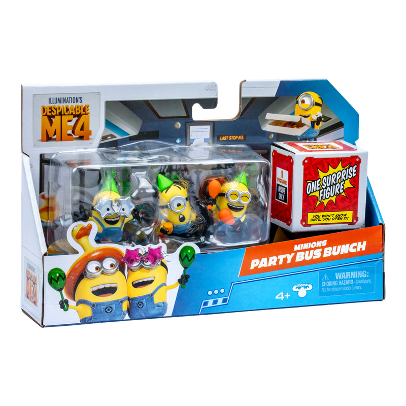Despicable Me 4, Minions Party Bus Bunch