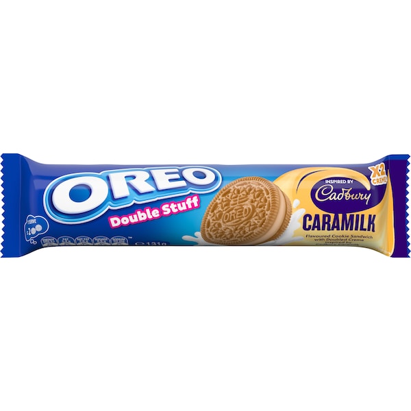 Oreo Biscuits Caramilk Double Stuff Cookies 131g