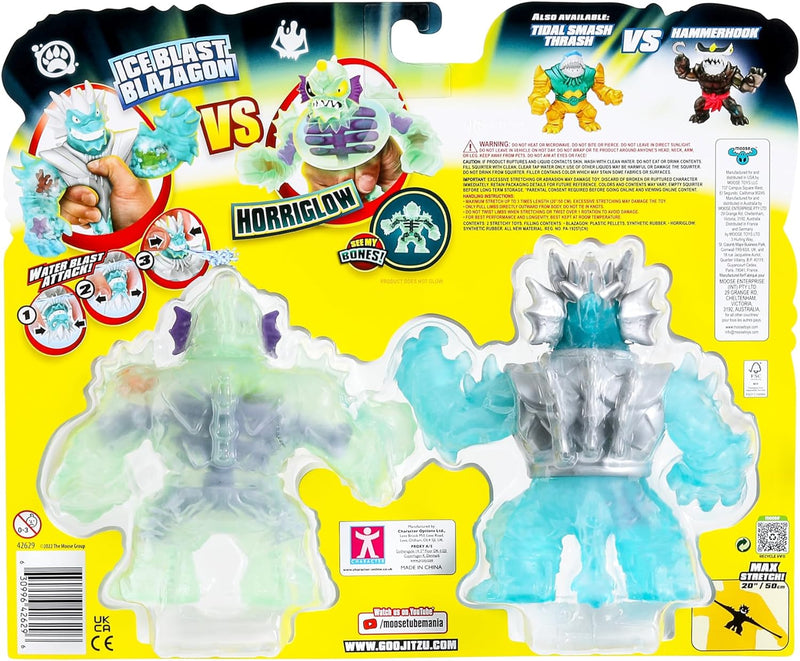 Heroes Of Goo Jit Zu Deep Goo Sea Versus Pack. Exclusive Ice Blast Blazagon VS Exclusive Horriglow