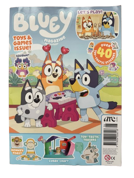 Bluey Activity Magazine Issue 49 - with Stickers, Arts & Crafts, and Coloring Sheets