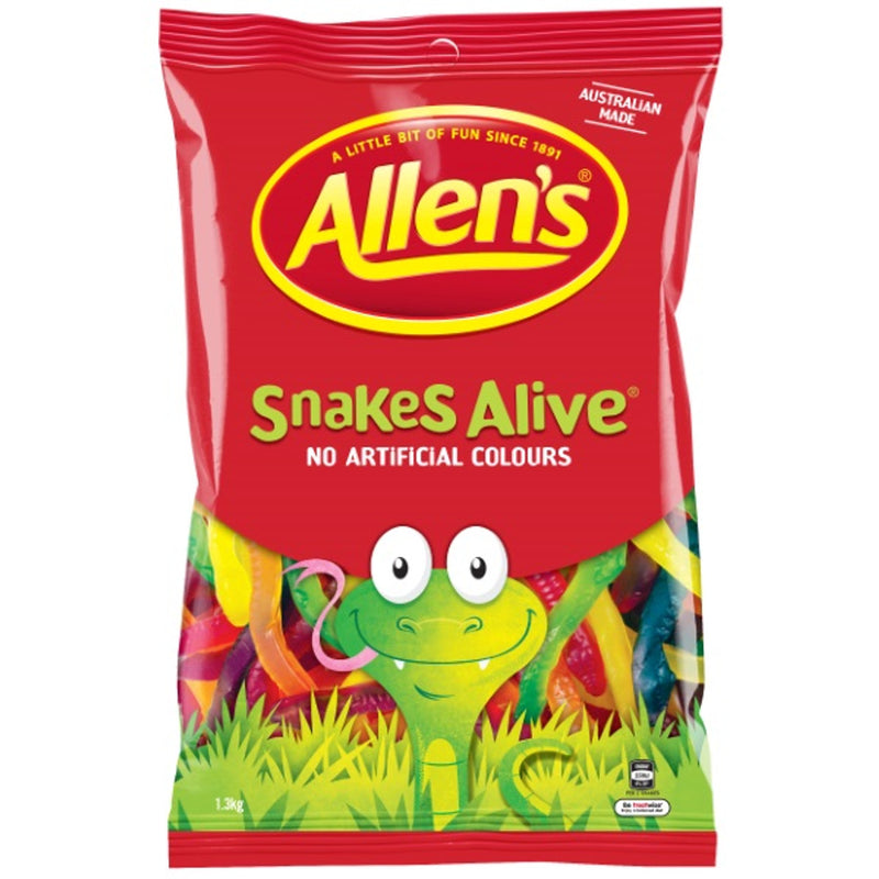 Allen's Snakes Alive Lollies 1kg