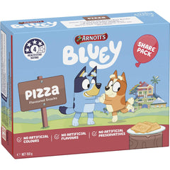 BB: 09/23 - Arnott's Bluey Cracker Biscuits Pizza Sharebox 150g