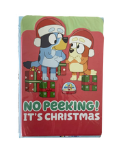 Bluey Christmas Cards - No Peeking!