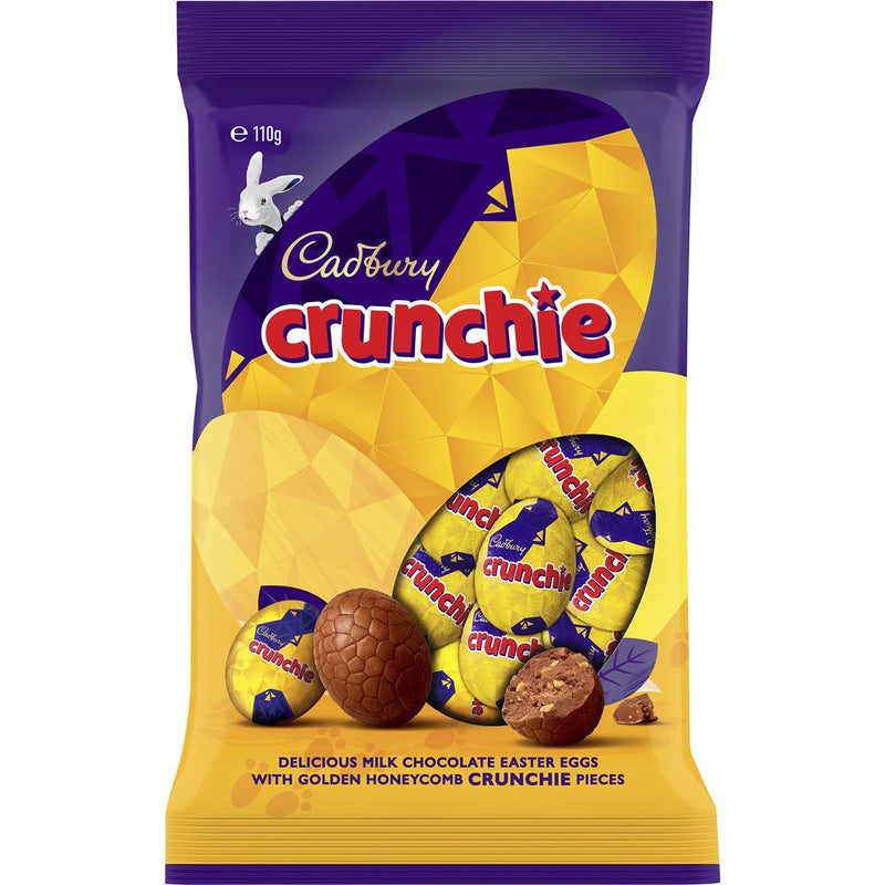 Cadbury Crunchie Easter Eggs Bag 110g