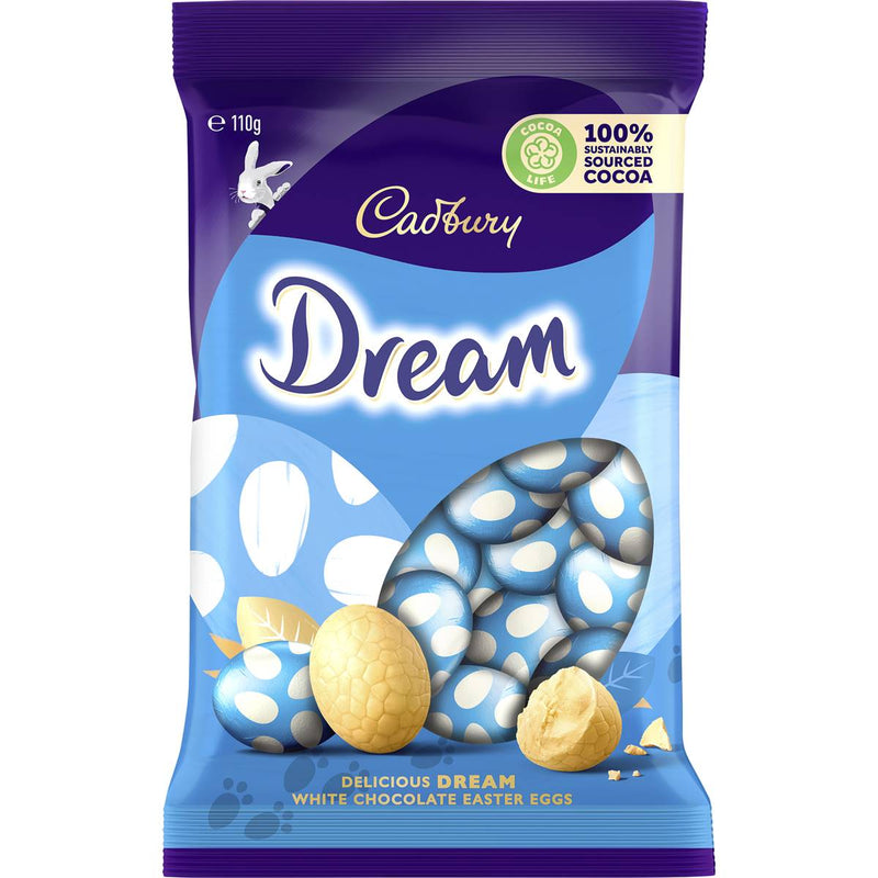 Cadbury Dream White Chocolate Eggs Eggs 110g