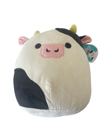 Official Kellytoy Squishmallow Clover the Bull 12" Stuffed Plush for Kids