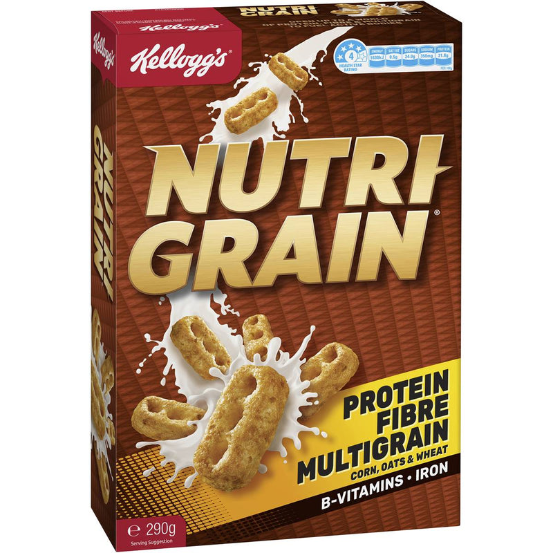 Kellogg's Nutrigrain Protein Breakfast Cereal 290g