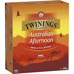 Twinings Australian Afternoon Tea Bags 100 Pack 200g