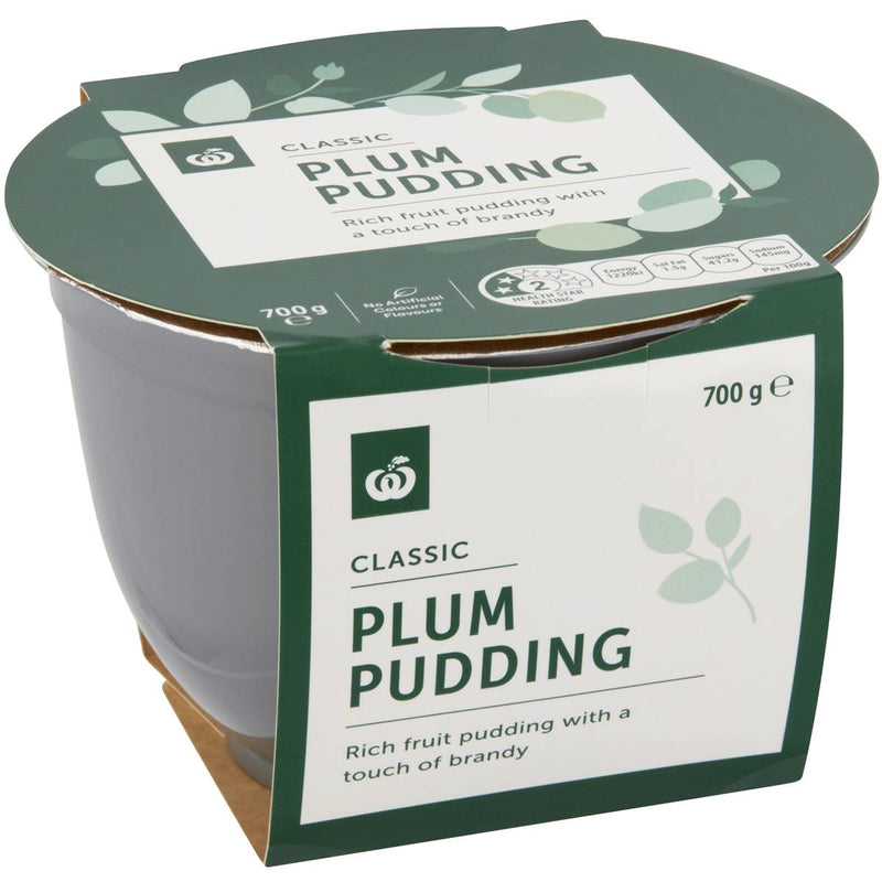 Woolworths Plum Pudding 700g