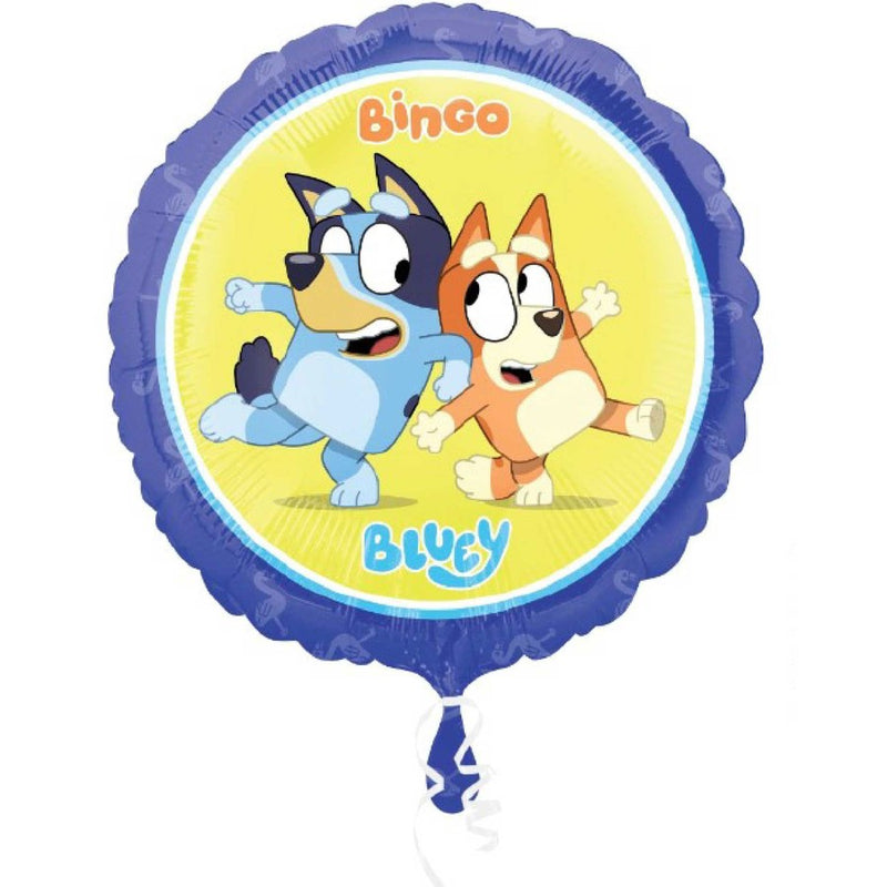 Bluey and Bingo Round Foil Balloon